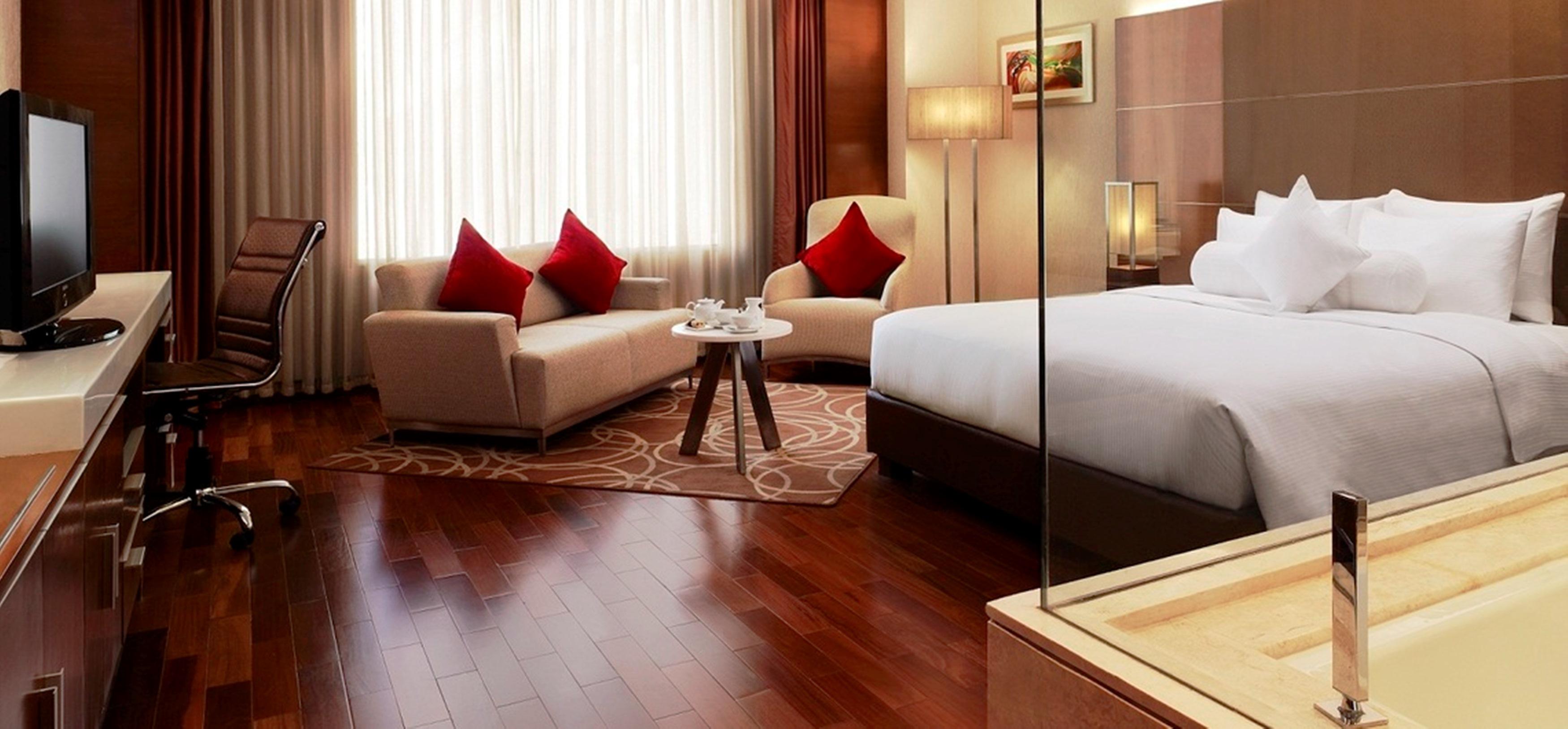 Hyatt Centric Janakpuri New Delhi Hotell Exteriör bild A room at the hotel